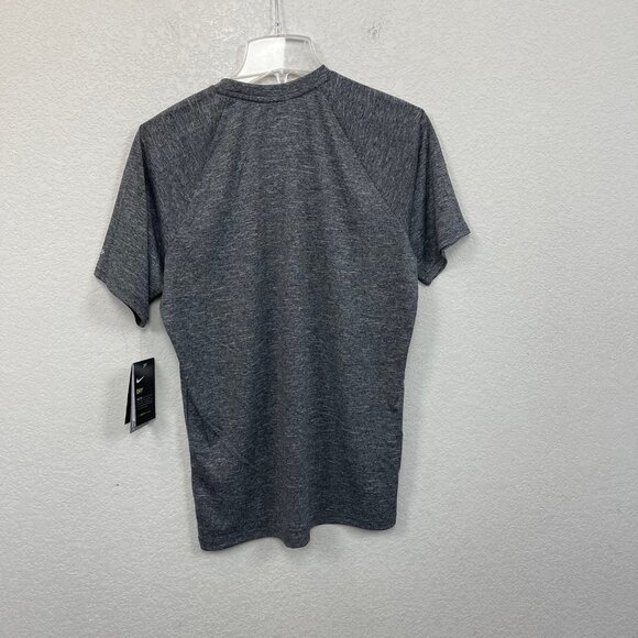 Nike Swim Heather Gray Short Sleeve Hydroguard Rash Guard Tee Mens Small NEW - Picture 6 of 6